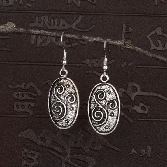 EOEMY Tibetan Silver Vintage Turquoise Women Fashion Jewelry Dangle Earrings Best Gift-4001-5