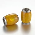 thumbnail image 1 of EOEMY Unique 304 Stainless Steel Enamel Magnetic Clasps Barrel W/ Shell Closures 16mm-Gold-Sample - 1 Clasp, 1 of 2