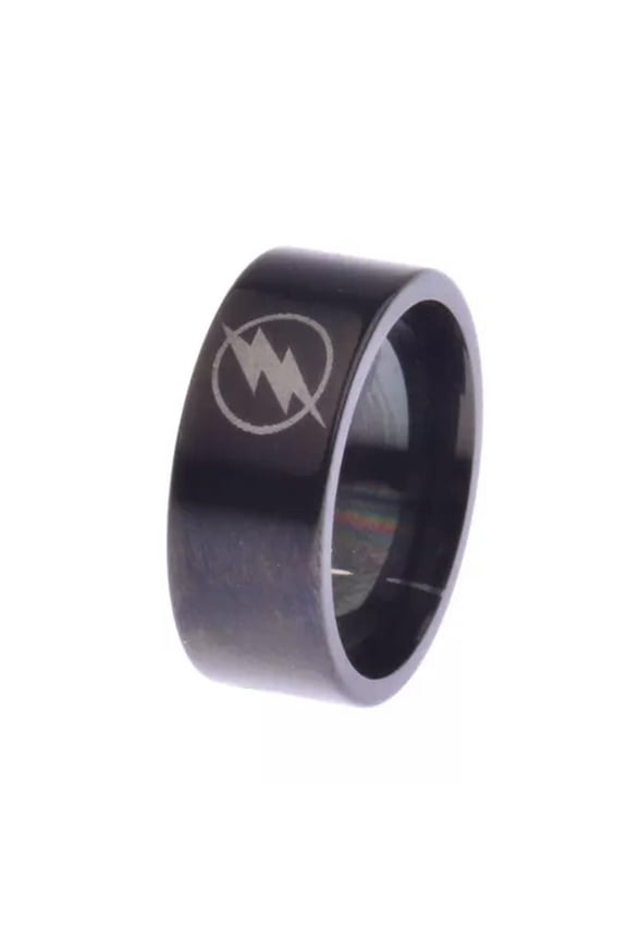 Unisex Stainless Steel Ring Band Titanium The Flash Designs Women Men Wedding-12