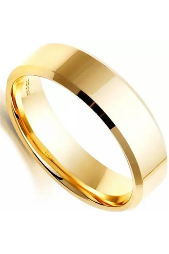 Cool Stainless Steel Rotatable Men Ring Spinner Chain Punk Women Party Jewelry-10-Gold-1