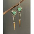 thumbnail image 1 of EOEMY Boho 925 Silver Ear Hook Earrings Women Wedding Dangle Drop Jewelry Gifts-Style_2, 1 of 3