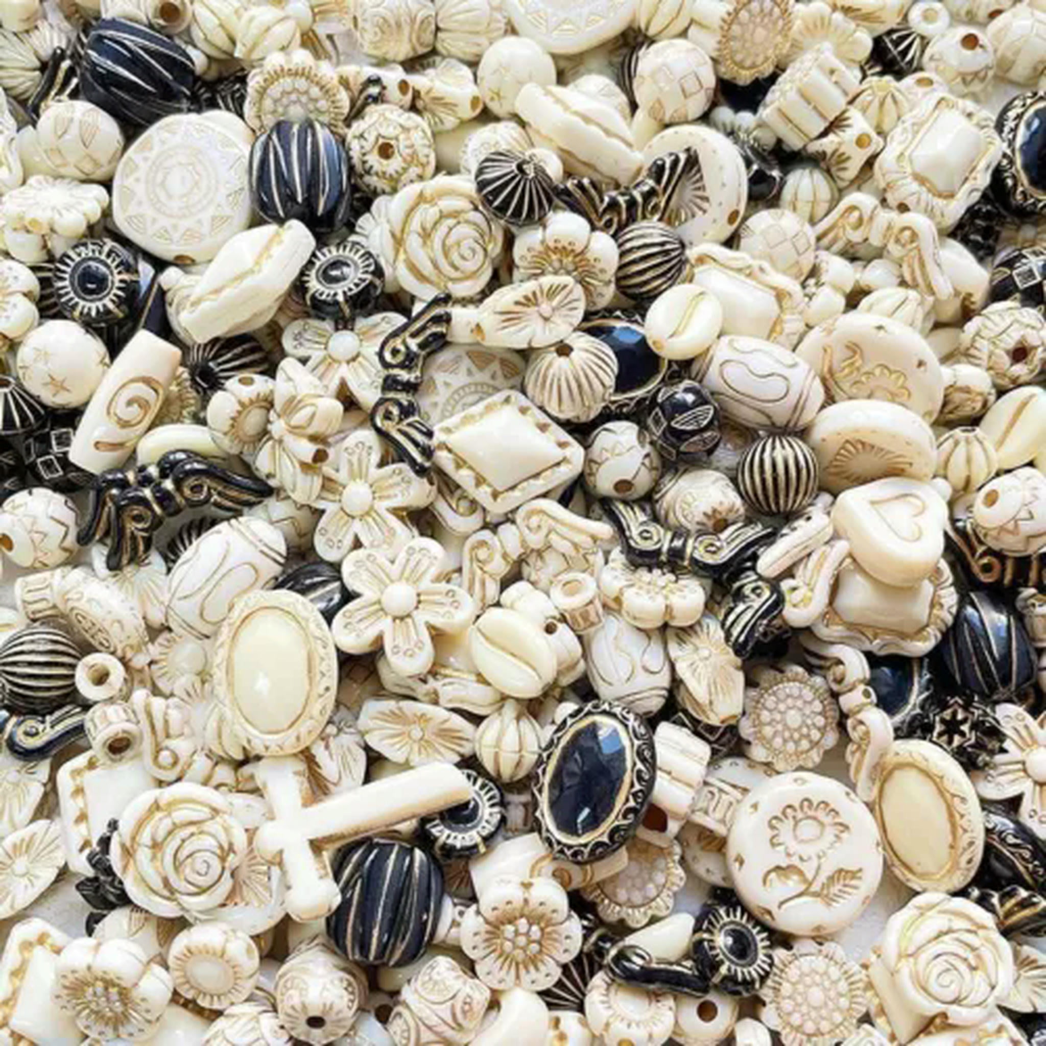 EOEMY Vintage Now Bulk Jewelry Bead Lot 130Pc All Brand New Untested 200+Mix And Match