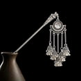 thumbnail image 1 of EOEMY Vintage Silver Bells Hairpin For Women Pearl Tassel Pendant Hair Sticks Jewelry-Style 2, 1 of 6