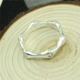 thumbnail image 1 of EOEMY Wholesale 925 Sterling Silver Plated Women Fashion Wide Face Rings Hj 180-9, 1 of 6