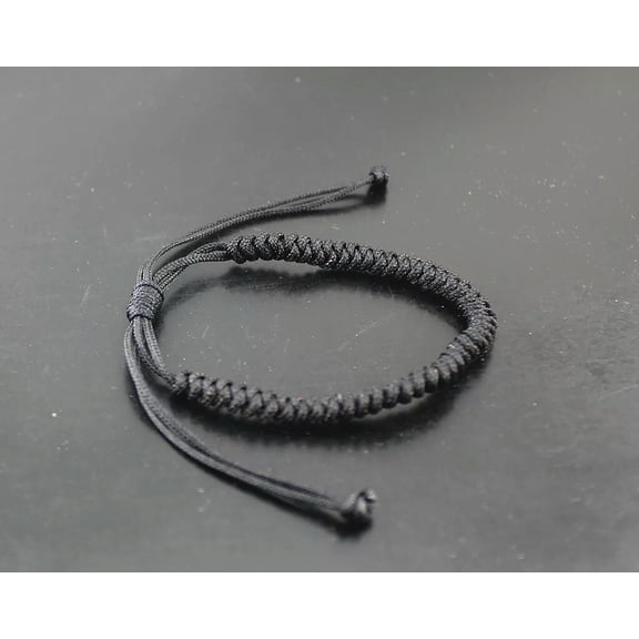 EOEMY Wholesale Lots 32Pcs Fashion Black Bracelets Adjustable Bracelet Jewelry Free P