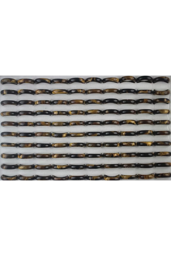 Wholesale Mixed Lots 32Pcs Classic Jewelry Natural Stone Tiger'S Eye Stone Rings