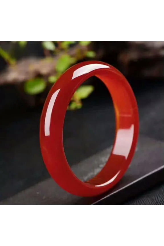 Women'S Jewelry Beauty Natural Red Agate Gem Bracelet 56-64mm-62-64mm