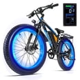 thumbnail image 1 of EOEOTWO 26" x 4.0 Fat Tire Electric Bike for Adults, Powerful Motor, 48V 20Ah Removable Battery, Long Range 7-Speed Mountain E-Bike for Off-Road, UL2849, 1 of 12