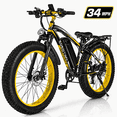 thumbnail image 1 of EOEOTWO E01 Electric Bike, UL 2849 Certified, 750W Peak Motor, Up to 28 MPH, 48V 15Ah Battery, Up to 60 Miles, 26" x 4" Fat Tire Off-Road E-Bike for Adults, 1 of 8