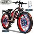 thumbnail image 1 of EOEOTWO E01MAX Electric Bike for Adults, Dual Motor Off-Road Ebike, 26" Fat Tire Fast Mountain E-Bike with 48V 23Ah Battery, Dual Hydraulic Brakes, 80 Miles Long Range UL 2849, 1 of 10