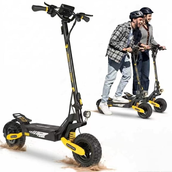 EOEOTWO Electric Scooter for Adults, Off-Road, 11" All-Terrain Tire, 30Mph 25Miles Long Range,1200W Fast Escooter, UL2272 Certified