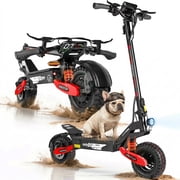 EOEOTWO Off-Road Electric Scooter for Adults, 1200W Motor, 30 MPH Top Speed, 25 Miles Range, 11 All-Terrain Tires, Foldable Commuter E-Scooter