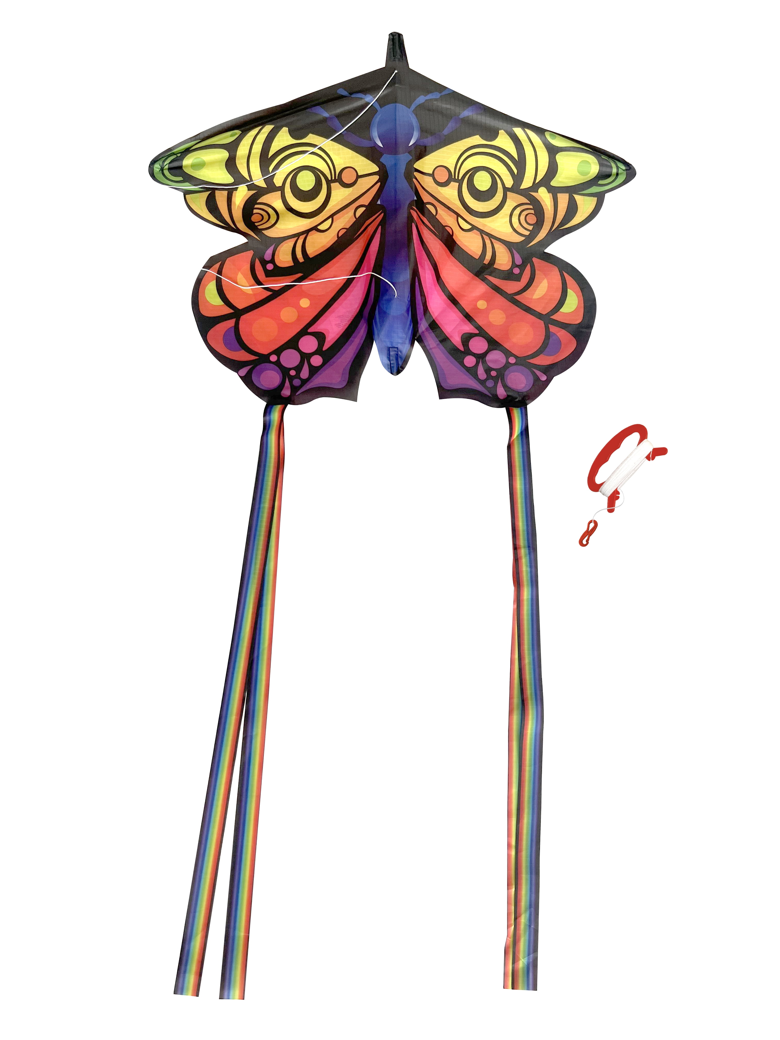 EOLO KITES Ready2Fly 23" Mini POP UP Kite, Butterfly. Reusable Tote Included