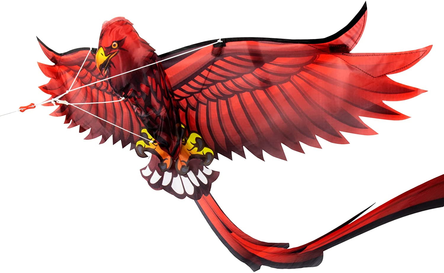 EOLO KITES Ready2Fly 40 in 3D POP UP Eagle Kite. Reusable Tote Included! Ages 5+