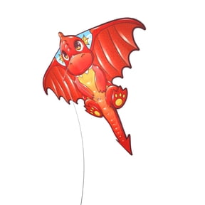 Eolo Kites Ready 2 Fly Pop up 23" Mini Kite, Dragon. Reusable Tote Included for Kids Ages 5+