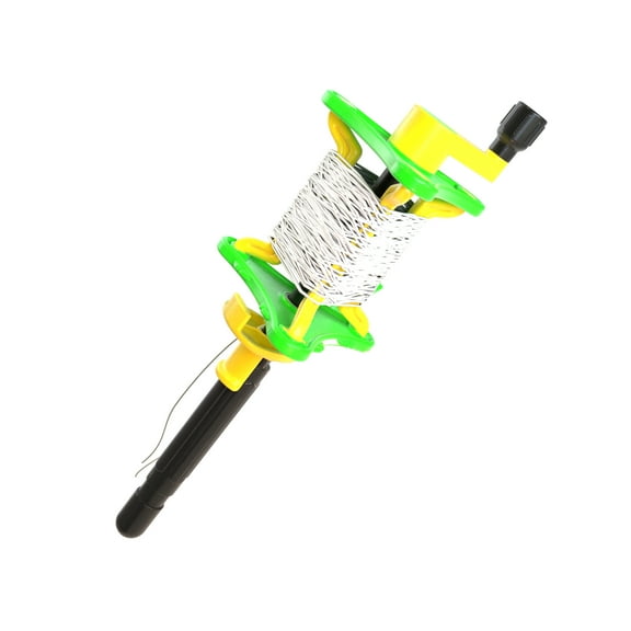 EOLO Kites Ready2Fly Green Triangular Kite Handle with Brake System and 200 ft of Premium Line, Ages 4+ Years