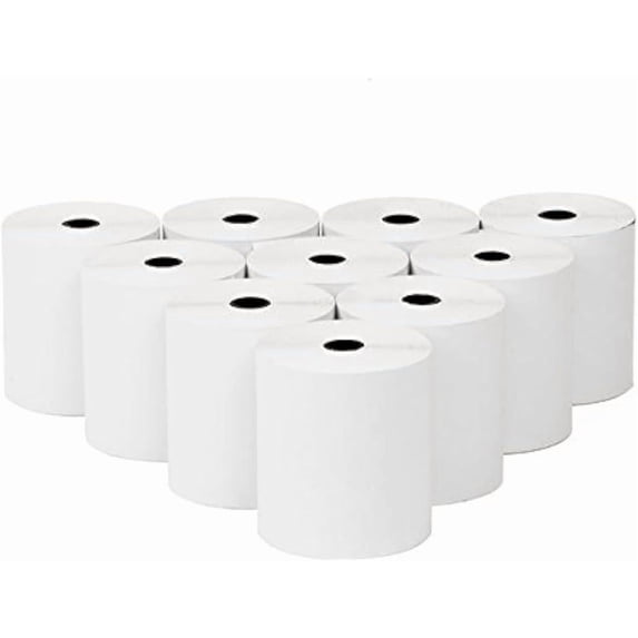 EOM-POS Thermal Receipt Paper Rolls, 3 1/8" x 230" (80mm), 10 Rolls