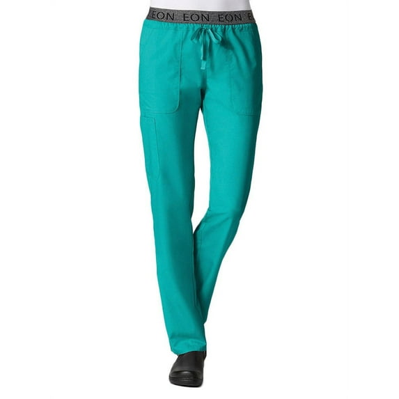 EON Women's COOLMAX® Logo Elastic Drawstring Waistband Scrub Pant