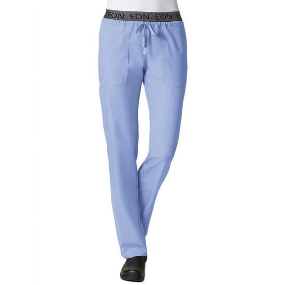 EON Women's COOLMAX® Logo Elastic Drawstring Waistband Scrub Pant