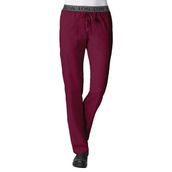 EON Women's COOLMAX® Logo Elastic Drawstring Waistband Scrub Pant