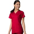 thumbnail image 1 of EON Women's COOLMAX V-Neck Solid Scrub Top, 1 of 11