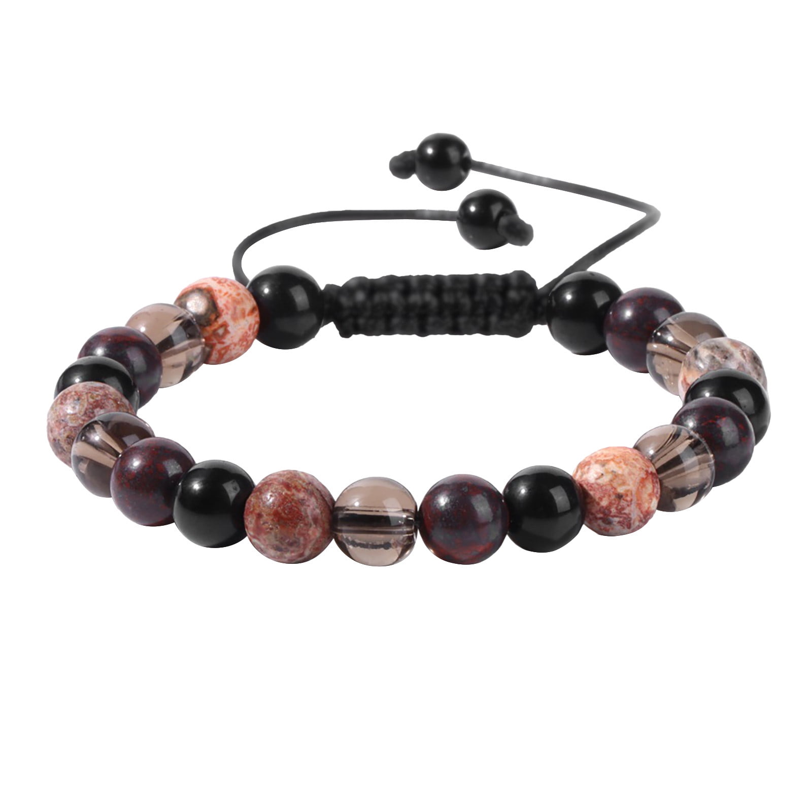 EOND Bracelets for Women Natural Stone Beads Woven Bracelet Charm Wrist Bangle Girls Accessories Holiday Gifts
