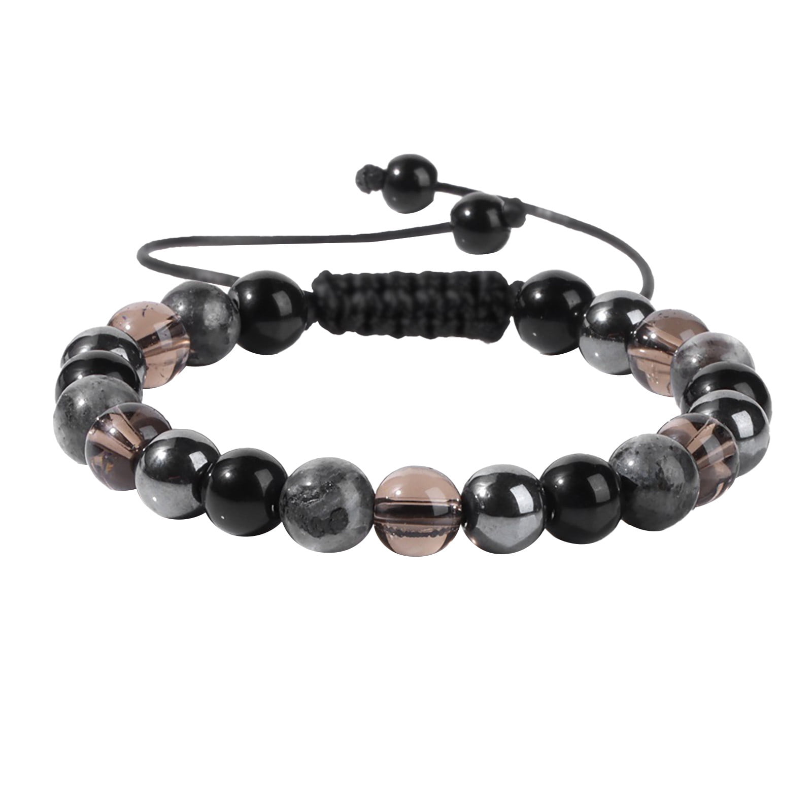 EOND Bracelets for Women Natural Stone Beads Woven Bracelet Charm Wrist Bangle Girls Accessories Holiday Gifts