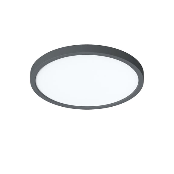 EONF14LAJD1BK AFX Eon - 28W 1 LED Flush Mount-0.88 Inch Tall and 14 Inch Wide-Black Finish