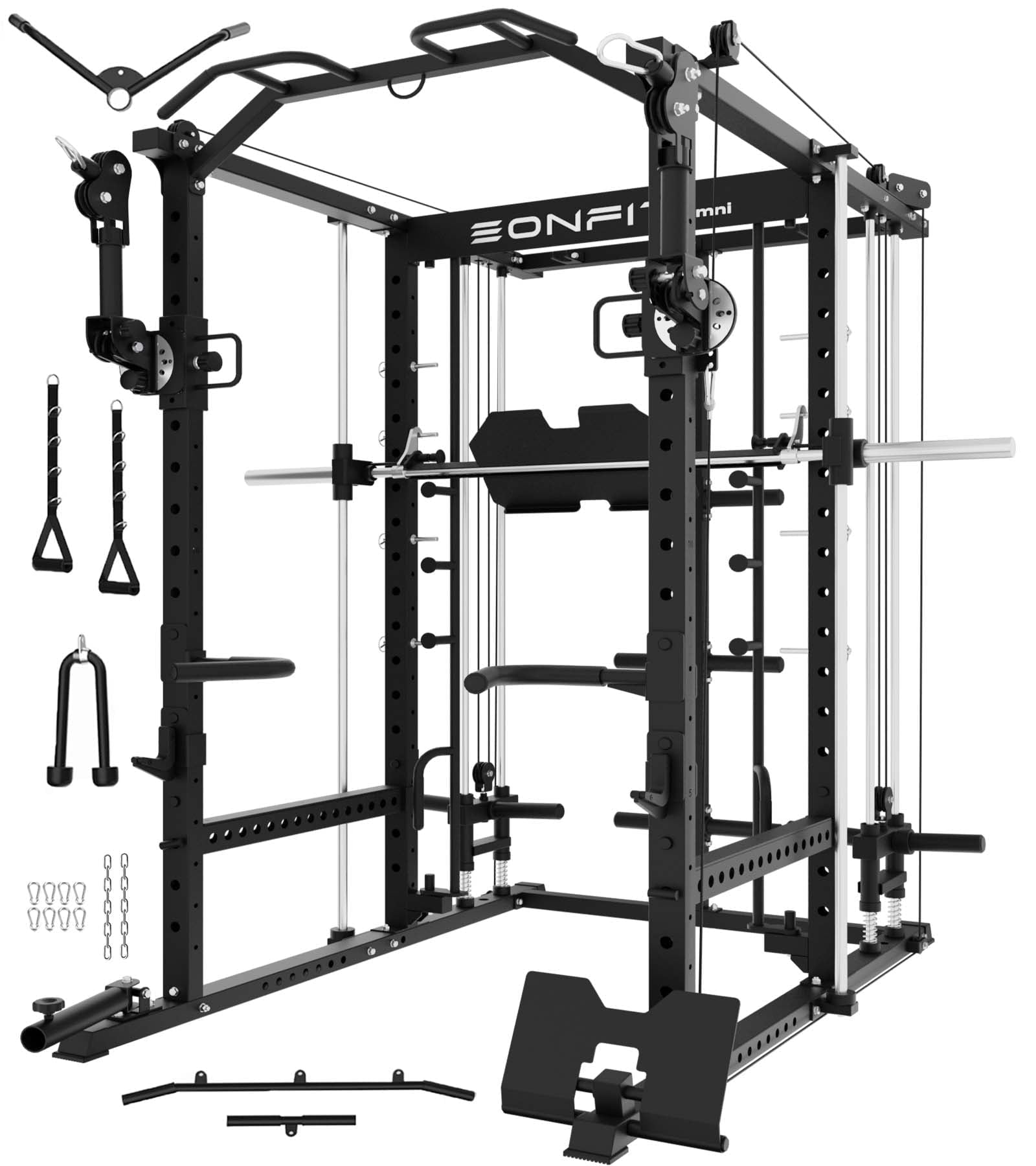 EONFITOmni Smith Machine Power Cage Home Gym UK Ubuy