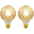 thumbnail image 1 of EONQY 2 Pack Led Bulb Vintage Light Bulb Starry Light Bulb Firework Decorative Light Bulb 3W Fairy Light Bulbs E27 Screw Mouth, for Bedroom Wedding Decoration, 1 of 6