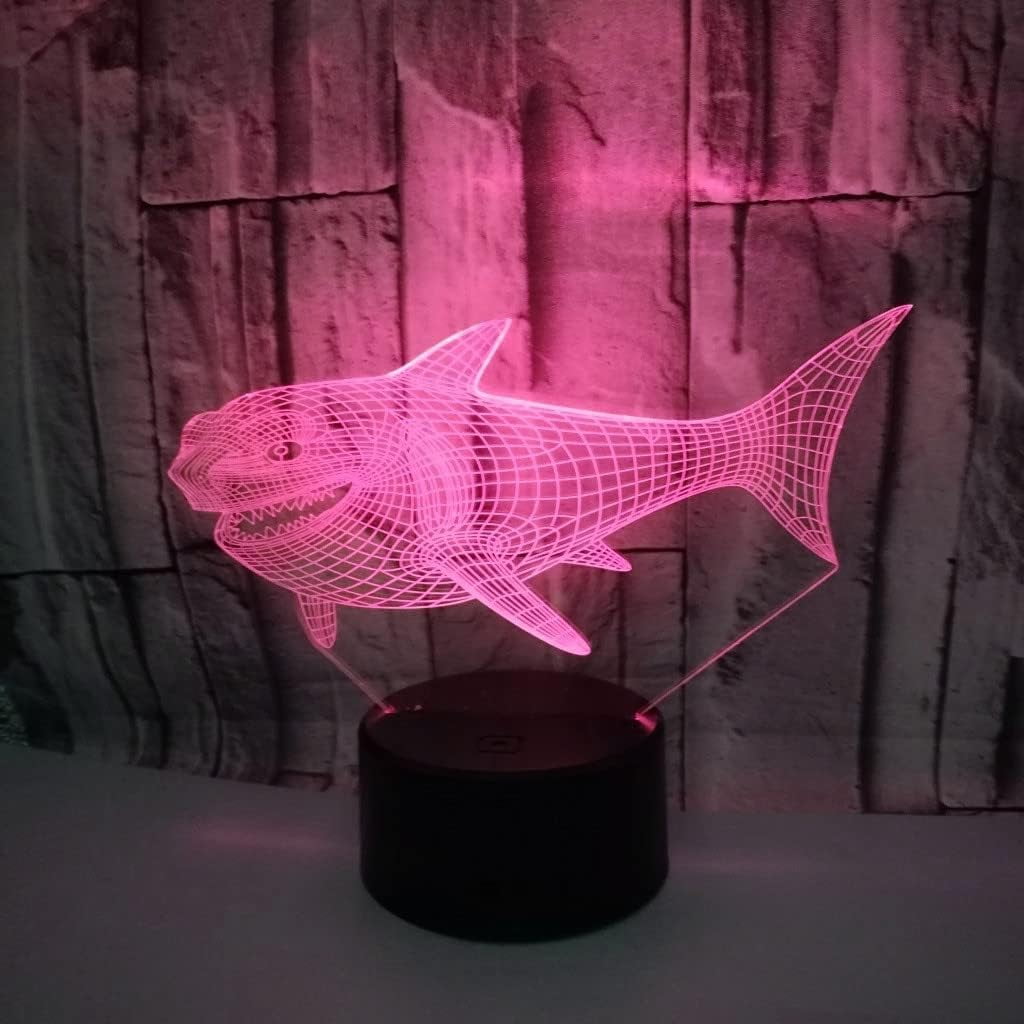EONQY 3D Night Light, LED Colorful Gradient 3D Optical Illusion Lamp