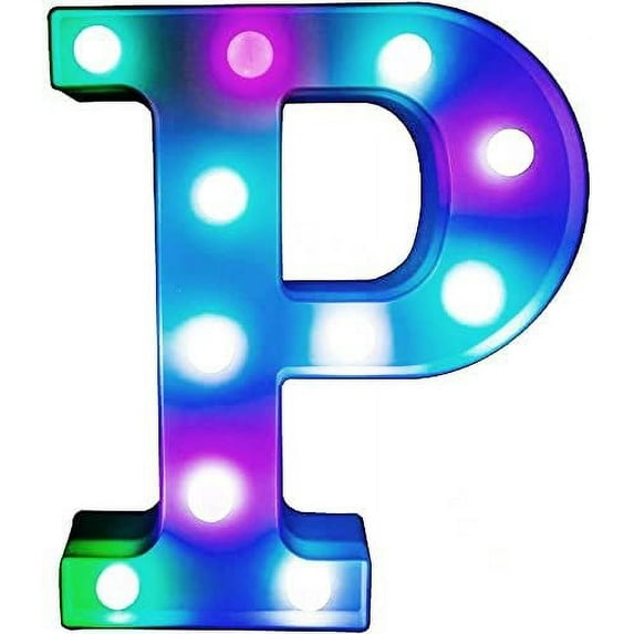 EONQY Alphabet Letter Lamp, Colorful Light up Letters Led Marquee Letter Lights Battery Powered Light Up Number Sign Night Light for Party Christmas Lamp Home Bar Decoration
