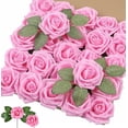 thumbnail image 1 of EONQY Artificial Flowers Roses, Artificial Rose Box Real Touch Fake Roses Artificial Flowers Foam Roses DIY for Wedding Bouquets Home Decorations, 1 of 5