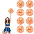 thumbnail image 1 of EONQY Cheerleading Pom Poms, 8 Pack Cheerleader Pom poms with Baton Handle, Cheering Squad Pompoms for School Dance Sports Team Spirit (Black), 1 of 5