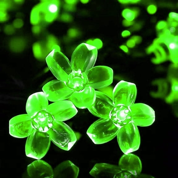 EONQY Cherry Blossom Flower String Lights, Flower Fairy Lights Battery Operated String Lights for Christmas Wedding Room Decoration Parties