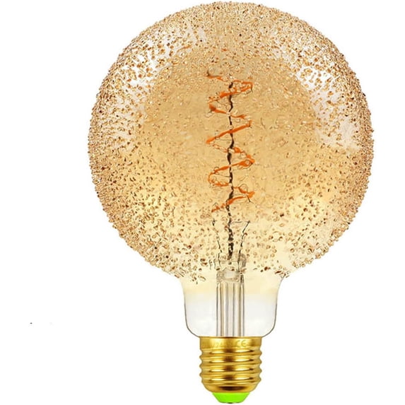 EONQY I LED Edison Bulb, 4W E27 Screw Edison Led Bulb Globe Style Spiral LED Filament Bulb Decorative Light Bulbs for Bedroom Wedding