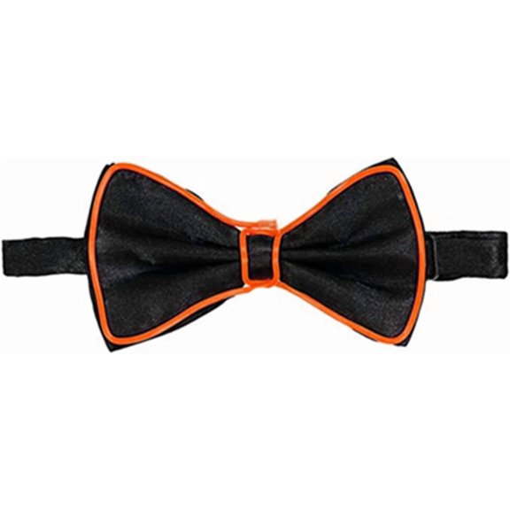 EONQY LED Bow Tie Light Up Bow Tie Adjustable Light Up Bow Tie, Party Glowing LED Tie for Festival Rave Party Christmas