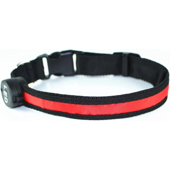 EONQY LED Dog Collar, Waterproof Light Up Safety Pet Collar USB Rechargeable Dog Light Collar for Small Medium Large Dogs