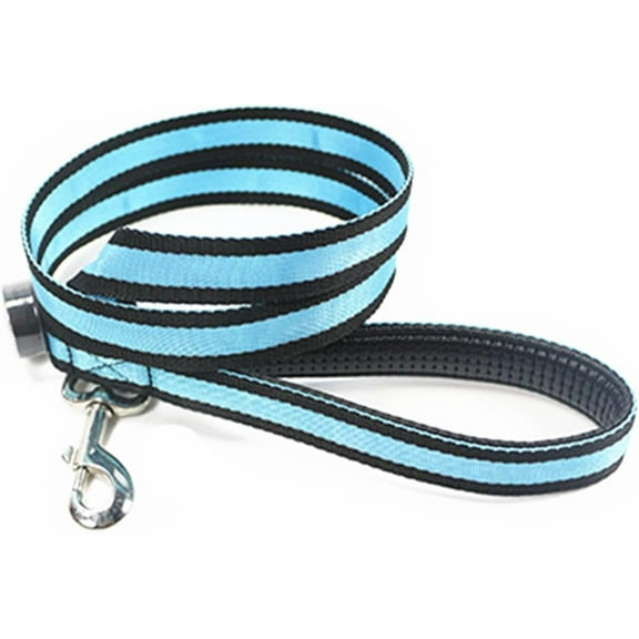 EONQY LED Dog Leash 3 Lighting Modes USB Rechargeable Nylon Webbing Glow Safety Standard Dog Leash for Night Walking for Small/Medium/Large DogsEONQY
