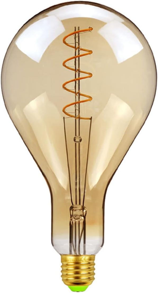 EONQY LED Edison Bulb, 4W E27 Screw Edison Led Bulb Globe Style Spiral ...
