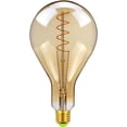 thumbnail image 1 of EONQY LED Edison Bulb, 4W E27 Screw Edison Led Bulb Globe Style Spiral LED Filament Bulb Decorative Light Bulbs for Bedroom Wedding, 1 of 7