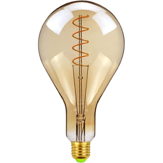 EONQY LED Edison Bulb, 4W E27 Screw Edison Led Bulb Globe Style Spiral LED Filament Bulb Decorative Light Bulbs for Bedroom Wedding