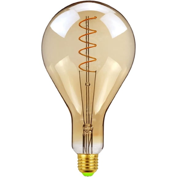 EONQY LED Edison Bulb, 4W E27 Screw Edison Led Bulb Globe Style Spiral LED Filament Bulb Decorative Light Bulbs for Bedroom Wedding