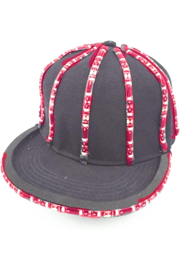 LED Hat, Light Up Baseball Cap Flash Glow Party Hat LED Baseball Cap, Illuminated Flashing LED Light up Cap Men for Club Sports Travel Party