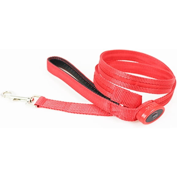 EONQY LED Light Up Dog Leash, 3 Lighting Modes Battery Operated Flashing Nylon Leash for Night Walking for Small Medium Large Dogs