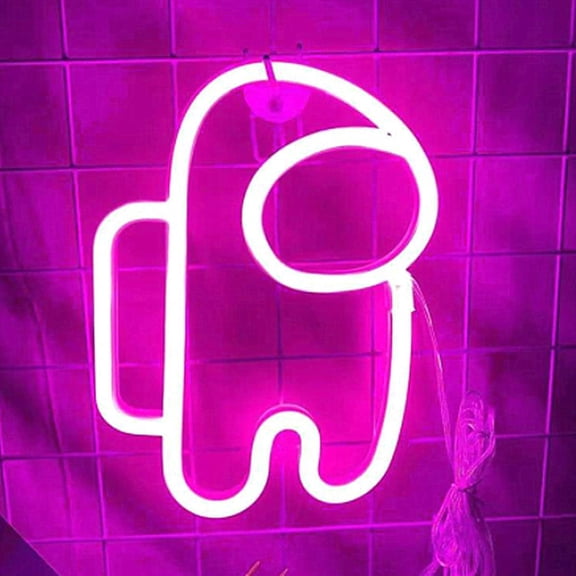 EONQY LED Neon Lights, Alien Neon Sign Lights Astronaut Neon Signs with USB or Battery Operated for Bedroom Wall Decor