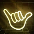 thumbnail image 1 of EONQY LED Neon Lights, Great Finger Shape Neon Signs Battery or USB Operated Neon Signs Led Light Up Wall Signs Neon Decorative Lights for Party, Home Decor, Kids Room, 1 of 6