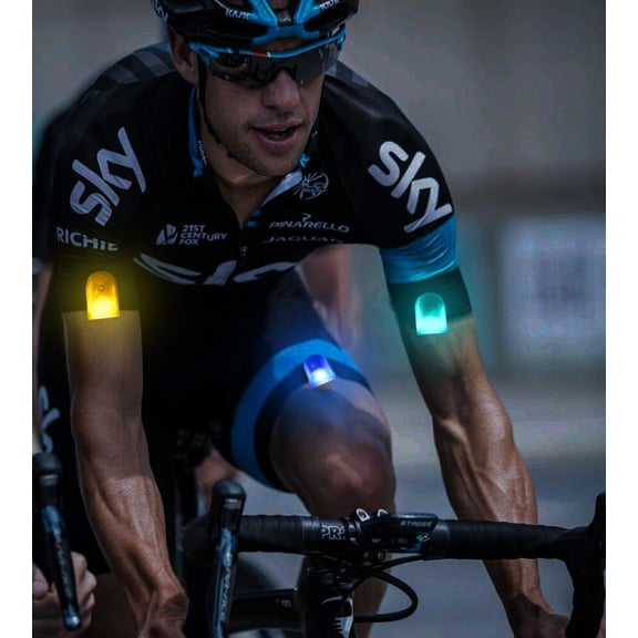 EONQY LED Safety Light Magnetic Clip on, 5 Pack Running Lights for Runners, Reflective Running Gear with 3 Light Modes for Running, Hiking, Outdoor Adventure, Camping