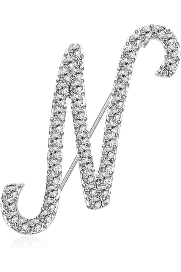 Letter Brooch Pins, A-Z 26 Personalized Design Letters fashion brooches collar pins for Bag Clothes Sweater