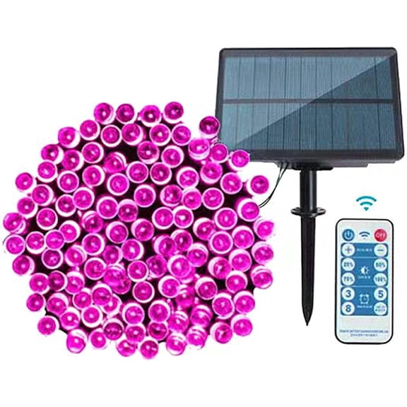 EONQY Solar String Lights Outdoor, 102M 1000 LED Solar Garden String Lights with Remote Control 8 Modes Waterproof Solar Powered Fairy Lights for Party Christmas